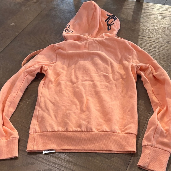 Women's Orange FOX Hoodie - Picture 3 of 5